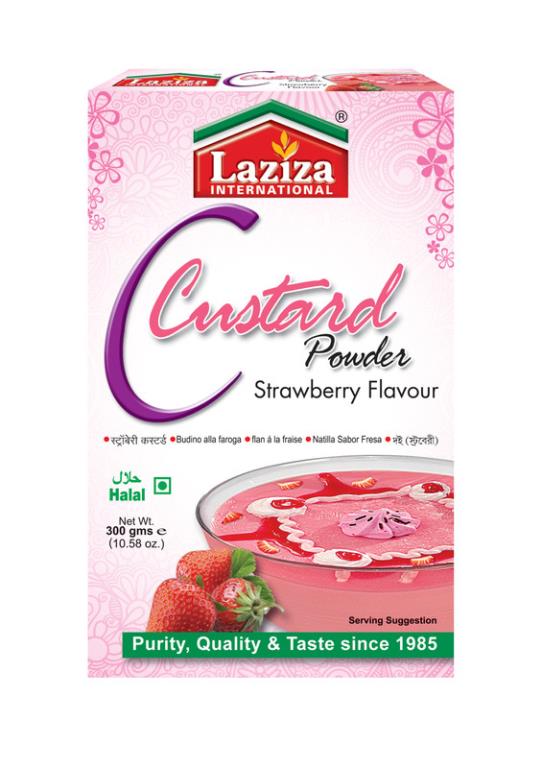 LAZIZA CUSTARD STRABERRY 300G