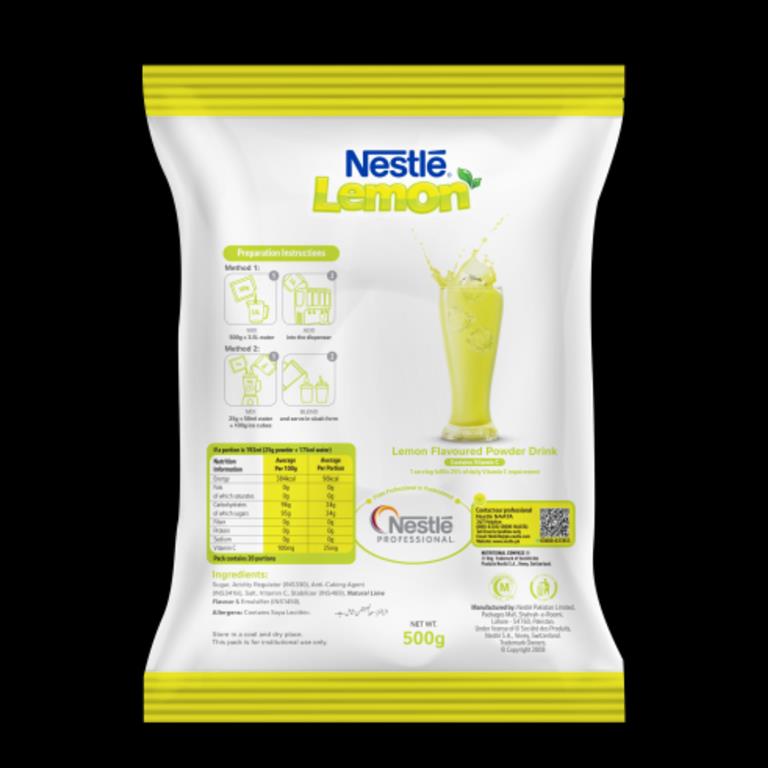 Nestle Pwd Lemon Drk 500g