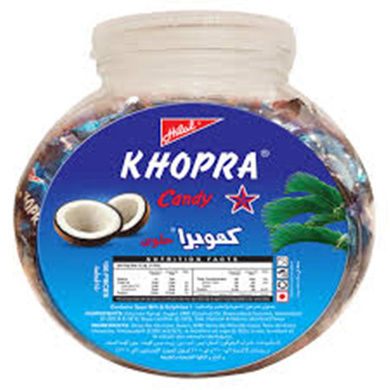 Hilal Khopra Candy JAR 12pcs