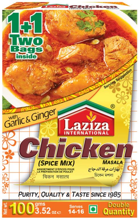 LAZIZA CHICKEN MASALA 100G