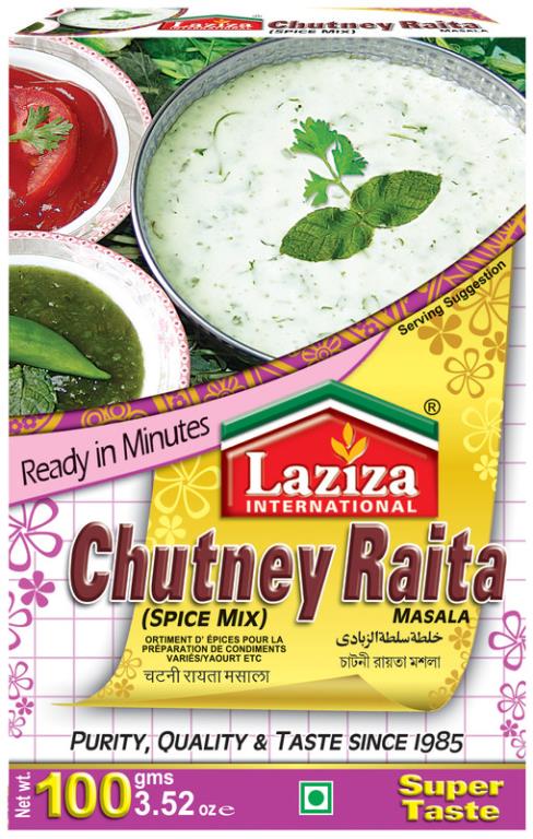 Laziza Chutney/raita Masala 100g