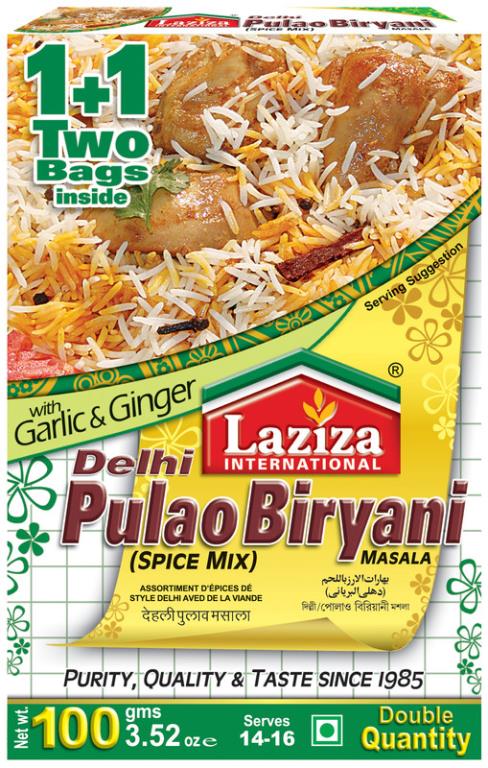 LAZIZA DEL PLAO/BRYNI MASALA 100G