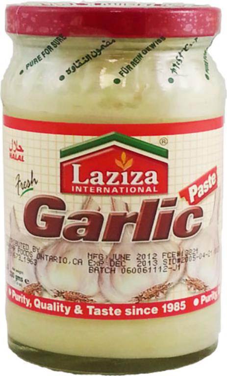 LAZIZA GARLIC PASTE 330G