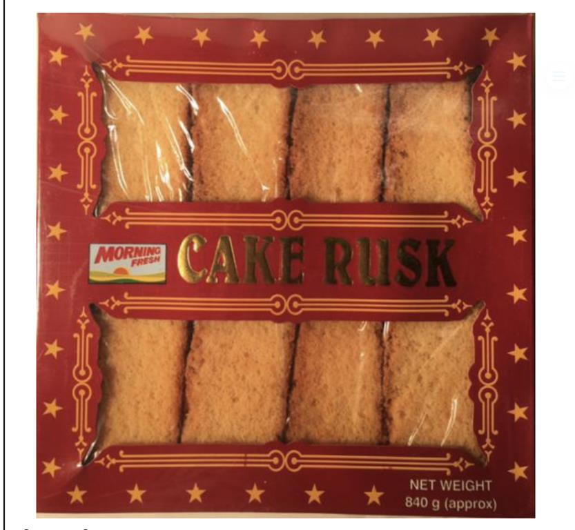 Morning Fresh Cake Rusk 600g