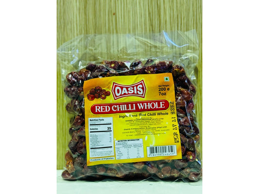 Oasis Red Chilli Whol 200gx18