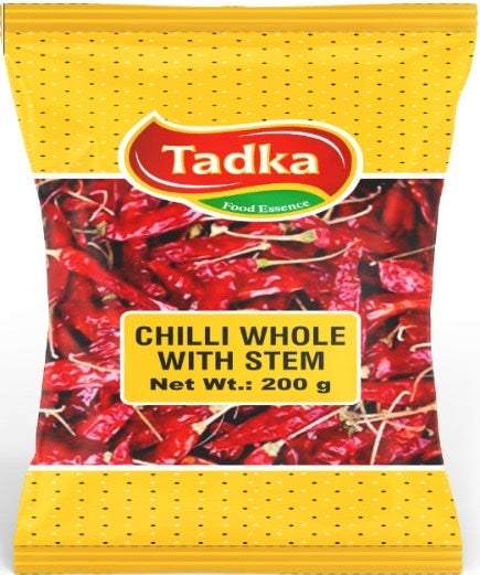 Tadka Chilli Whole With Stem 200g