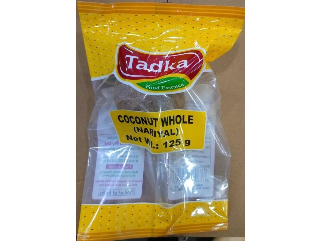 Tadka Coconut Whole (Single Piece) 125g X 20 PKTS