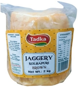 Tadka Jaggery Kolhapuri Brown 2 KG X 9 RAWA