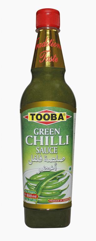 Tooba Green Chilli Sauce 800ml