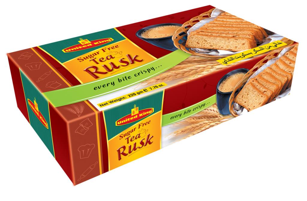 UNITED Tea Rusk (S.F) 220G