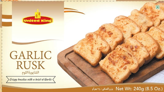 United Garlic Rusk 240gm