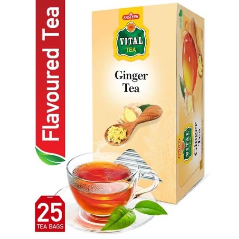 VITAL GINGER TEA BAGS 25PCS