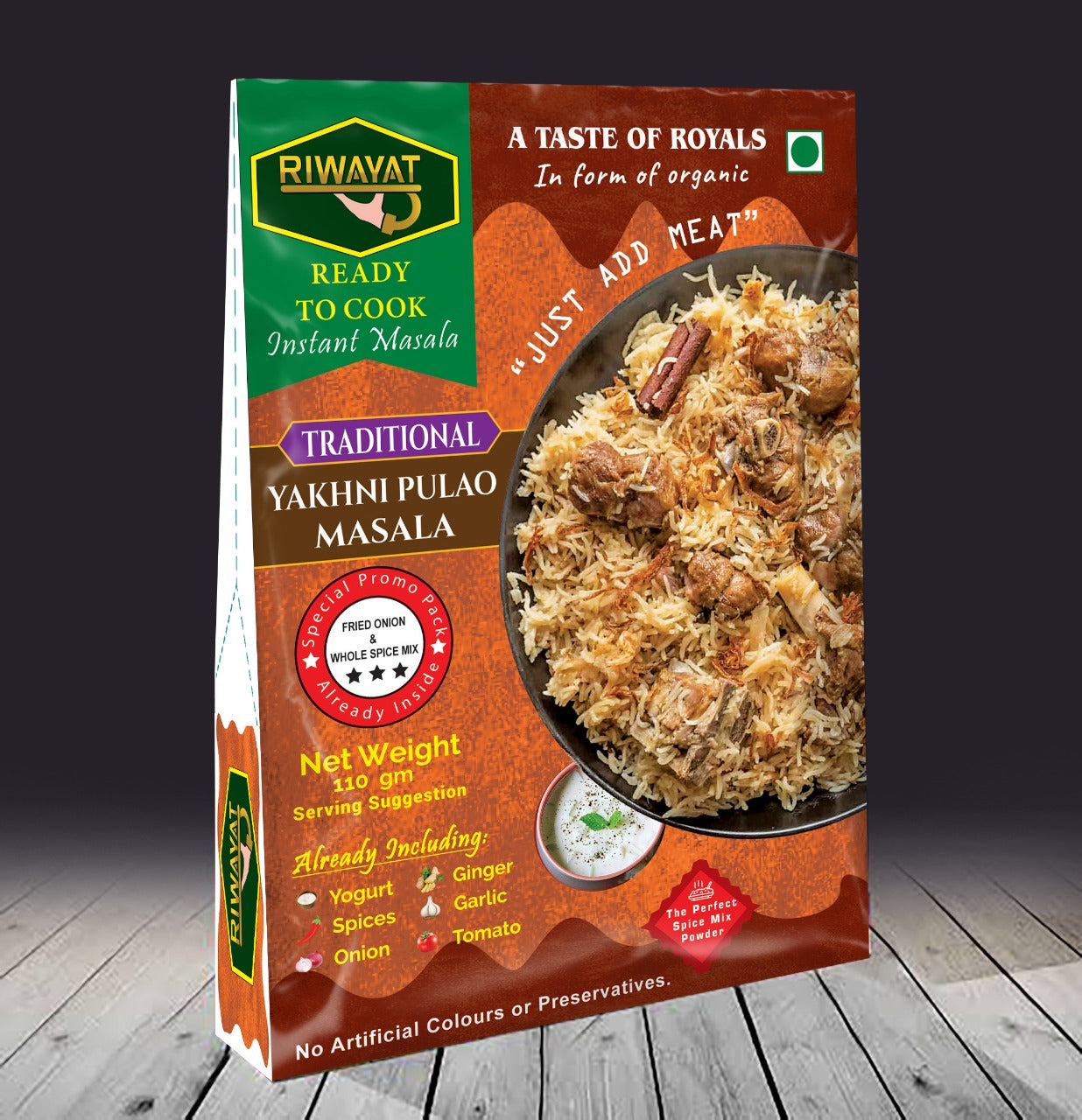 Riwayat Yakhni pulao instant masala