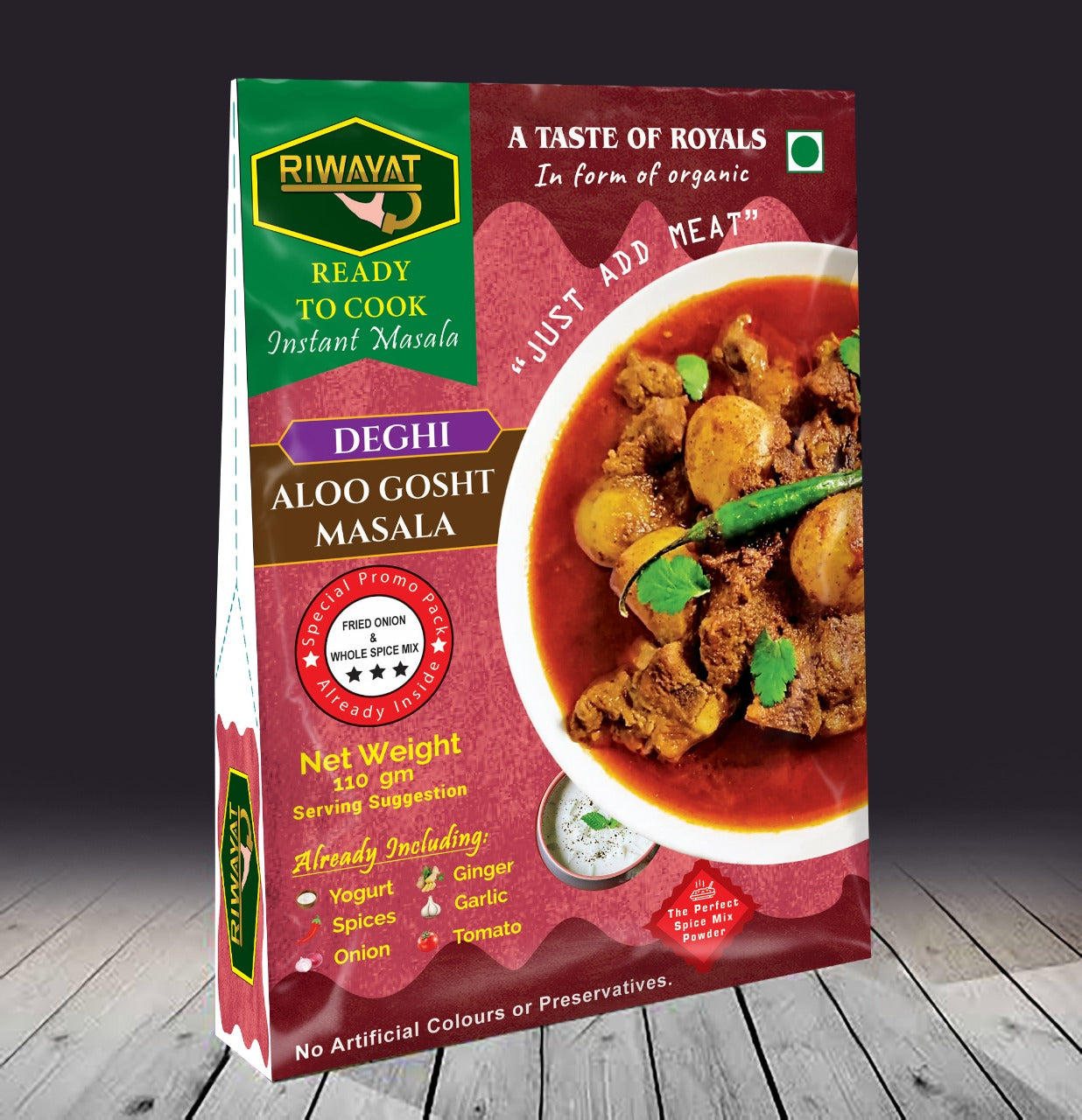 Riwayat Aloo Gosht Instant Masala