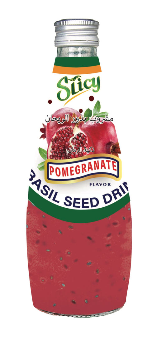 Slicy Pomegranate Flavor Basil Seed